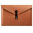 Double Pochette Housse Cuir L08 pour Apple MacBook 12 pouces Marron