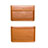 Double Pochette Housse Cuir L14 pour Apple MacBook 12 pouces Marron