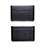 Double Pochette Housse Cuir L14 pour Apple MacBook 12 pouces Noir