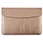 Double Pochette Housse Cuir L15 pour Apple MacBook Air 11 pouces Or