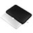 Double Pochette Housse Cuir L16 pour Apple MacBook Pro 15 pouces Retina Noir