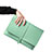 Double Pochette Housse Cuir L18 pour Apple MacBook Pro 13 pouces Cyan