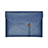 Double Pochette Housse Cuir L22 pour Apple MacBook Air 13 pouces (2020) Bleu