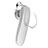 Ecouteur Casque Sport Bluetooth Stereo Intra-auriculaire Sans fil Oreillette H46 Blanc Petit