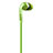 Ecouteur Filaire Sport Stereo Casque Intra-auriculaire Oreillette H03 Vert Petit