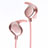 Ecouteur Sport Bluetooth Stereo Casque Intra-auriculaire Sans fil Oreillette H43 Rose Petit