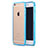 Etui Bumper Luxe Aluminum Metal pour Apple iPhone 6 Bleu Ciel