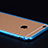 Etui Bumper Luxe Aluminum Metal pour Apple iPhone 6 Bleu Ciel Petit