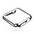 Etui Bumper Luxe Aluminum Metal pour Apple iWatch 3 38mm Argent Petit