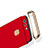 Etui Bumper Luxe Metal et Plastique avec Support Bague Anneau A03 pour Huawei P9 Rouge Petit