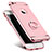 Etui Bumper Luxe Metal et Plastique avec Support Bague Anneau pour Apple iPhone 6 Or Rose