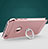 Etui Bumper Luxe Metal et Plastique avec Support Bague Anneau pour Apple iPhone 6 Plus Rose Petit