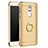 Etui Bumper Luxe Metal et Plastique avec Support Bague Anneau pour Huawei Honor 6X Pro Or