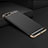 Etui Bumper Luxe Metal et Plastique F01 pour Apple iPhone 7 Plus Noir Petit