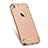 Etui Bumper Luxe Metal et Plastique pour Apple iPhone 5 Or Petit