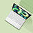 Etui Clapet Portefeuille Livre Cuir avec Clavier K01 pour Apple iPad Air 5 10.9 (2022) Pastel Vert
