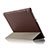 Etui Clapet Portefeuille Livre Cuir L01 pour Huawei MediaPad T3 10 AGS-L09 AGS-W09 Marron Petit