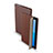 Etui Clapet Portefeuille Livre Cuir L01 pour Huawei MediaPad T3 10 AGS-L09 AGS-W09 Marron Petit