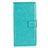 Etui Clapet Portefeuille Livre Cuir L01 pour Sony Xperia XZ1 Compact Cyan Petit