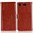 Etui Clapet Portefeuille Livre Cuir L01 pour Sony Xperia XZ1 Compact Marron