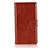 Etui Clapet Portefeuille Livre Cuir L01 pour Sony Xperia XZ1 Compact Marron Petit