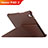 Etui Clapet Portefeuille Livre Cuir L02 pour Huawei Honor Pad 2 Marron