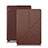 Etui Clapet Portefeuille Livre Cuir L02 pour Huawei MediaPad T3 10 AGS-L09 AGS-W09 Marron Petit