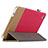 Etui Clapet Portefeuille Livre Cuir L05 pour Huawei Honor Pad 2 Rouge Petit