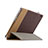 Etui Clapet Portefeuille Livre Cuir L06 pour Huawei MediaPad T3 10 AGS-L09 AGS-W09 Marron Petit