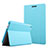 Etui Clapet Portefeuille Livre Cuir pour Huawei Mediapad T1 7.0 T1-701 T1-701U Bleu Ciel Petit