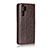 Etui Clapet Portefeuille Livre Cuir pour Huawei P30 Pro New Edition Marron Petit