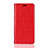 Etui Clapet Portefeuille Livre Cuir pour Huawei P30 Rouge Petit