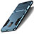 Etui Contour Silicone et Plastique Mat avec Support pour Samsung Galaxy A8 (2018) Duos A530F Cyan