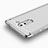 Etui Luxe Aluminum Metal pour Huawei Honor 6X Argent Petit