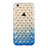 Etui Luxe Strass Bling Diamant Transparente Degrade pour Apple iPhone 6 Bleu