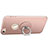 Etui Plastique Rigide avec Trou et Support Bague Anneau Mat et Support Bague Anneau pour Apple iPhone 6 Plus Rose Petit