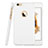 Etui Plastique Rigide avec Trou Mat pour Apple iPhone 6 Blanc