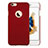 Etui Plastique Rigide avec Trou Mat pour Apple iPhone 6 Rouge Petit