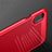 Etui Plastique Rigide Mailles Filet pour Apple iPhone X Rouge Petit