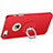 Etui Plastique Rigide Mat et Support Bague Anneau pour Apple iPhone 5 Rouge Petit