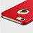 Etui Plastique Rigide Mat et Support Bague Anneau pour Apple iPhone 5 Rouge Petit