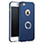 Etui Plastique Rigide Mat et Support Bague Anneau pour Apple iPhone 6 Bleu Petit