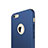 Etui Plastique Rigide Mat et Support Bague Anneau pour Apple iPhone 6 Bleu Petit