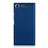 Etui Plastique Rigide Mat M01 pour Sony Xperia XZ1 Bleu Petit