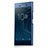 Etui Plastique Rigide Mat M01 pour Sony Xperia XZ1 Bleu Petit