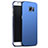 Etui Plastique Rigide Mat M02 pour Samsung Galaxy S6 Edge+ Plus SM-G928F Bleu