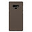 Etui Plastique Rigide Mat M04 pour Samsung Galaxy Note 9 Marron Petit