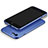 Etui Plastique Rigide Mat pour Apple iPhone SE3 (2022) Bleu Petit