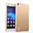 Etui Plastique Rigide Mat pour Huawei Honor 6 Or