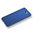 Etui Plastique Rigide Mat pour Huawei Honor Play 5 Bleu Petit